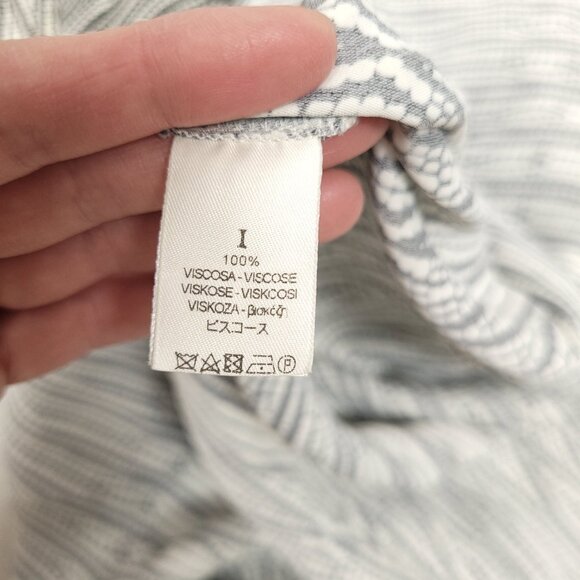 giada_forte Womens 3/4 Sleeve Collared Midi Dress Snap Button modern Minimalist - Picture 5 of 7